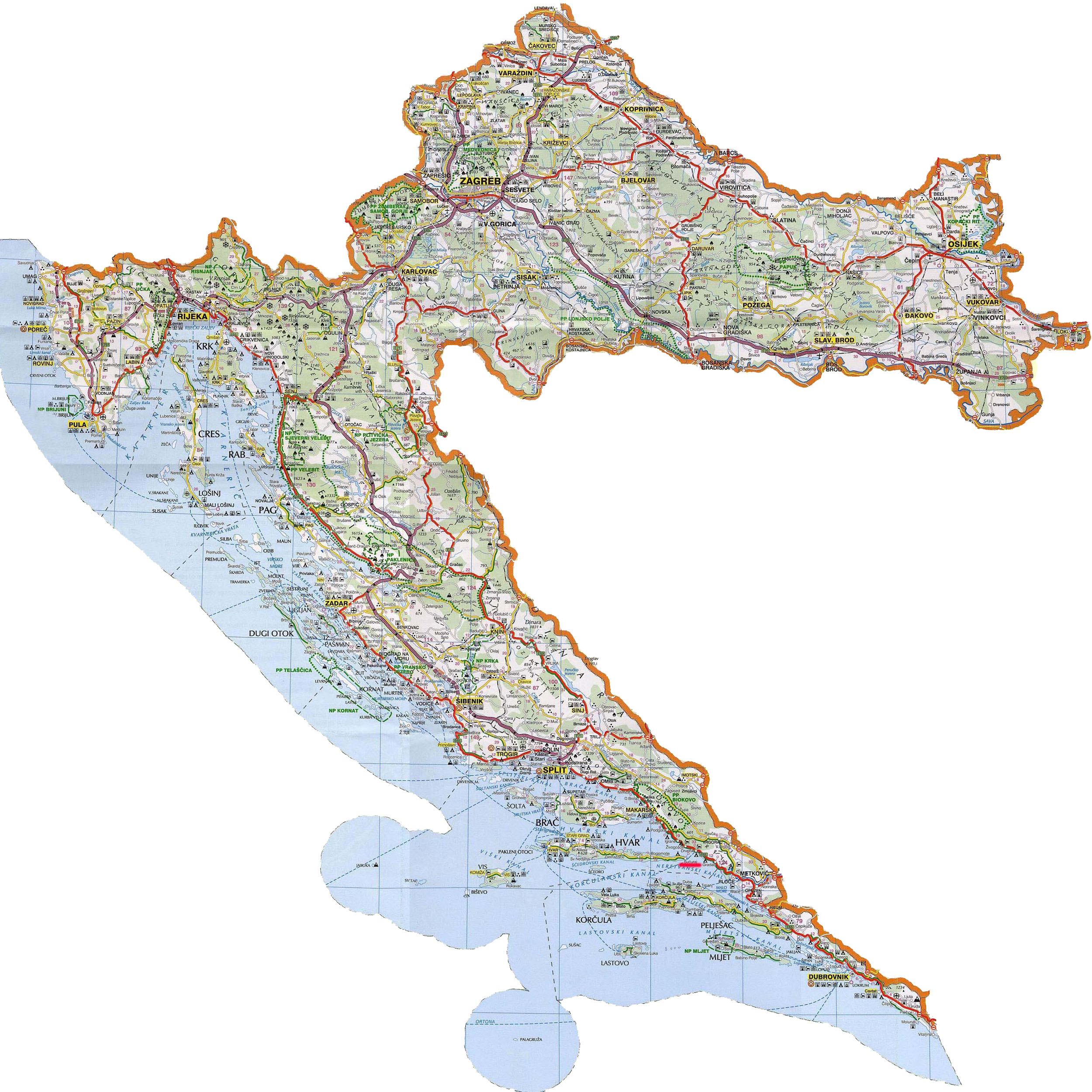 geografska karta hrvatske online Hvala vam na gostovanju i zbogom komšije!   published by  geografska karta hrvatske online